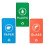 Convenient Trash Bag Quick Access Design-A set of three color 1