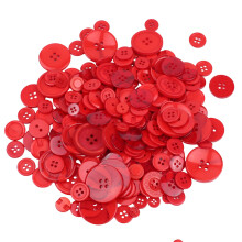 Multicolor Resin Button for Accessories and Sewing-Red series