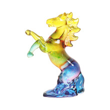 Figurines de chevaux debout, Statues artistiques de-coloré