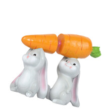 Osterhasen Dekoration Hasenstatue Frühlingskaninchenfigur