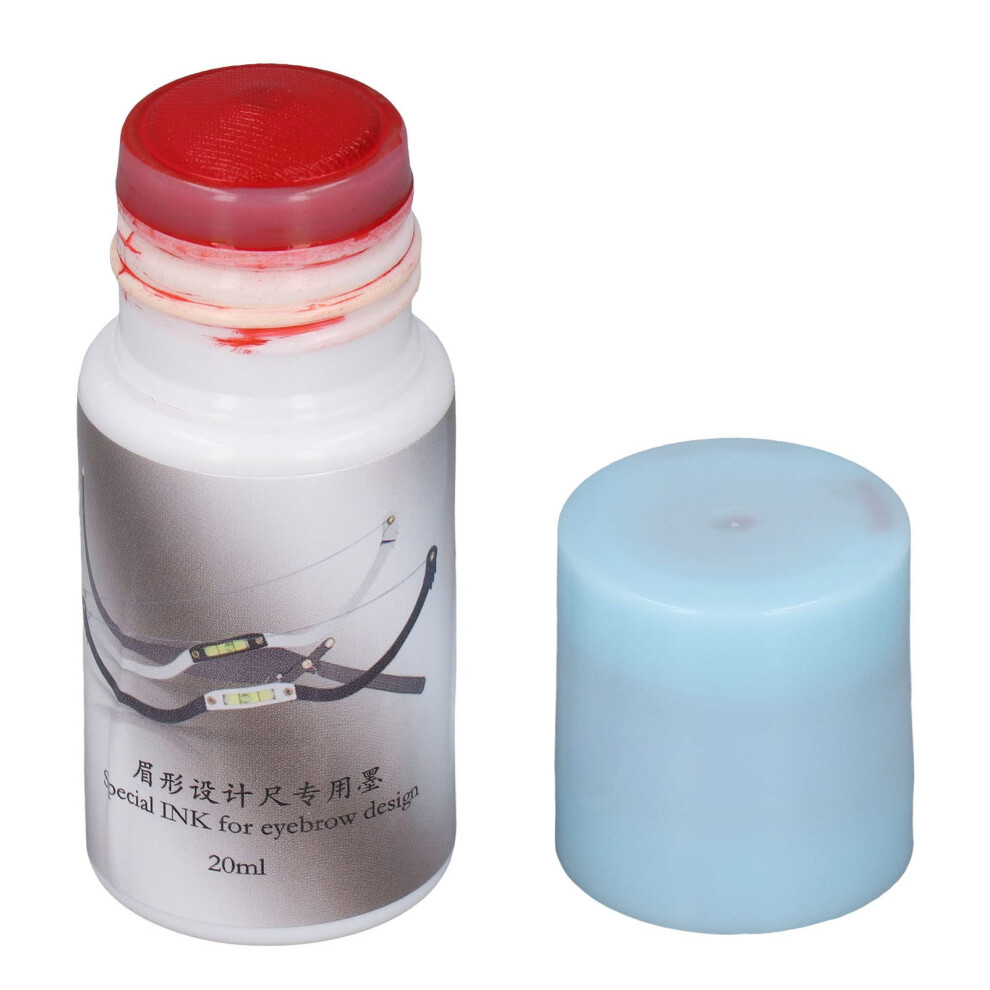 Red Eyebrow Mapping Ink 20ml for Microblading with Accurate Brow Mapping and Easy Clean Removal