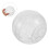 2Pcs White Plastic Hamster Exercise Wheel Quiet Small Pet Running Ball 4