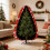 Printed Upright Design Oxford Fabric Christmas Tree Storage Bag 4