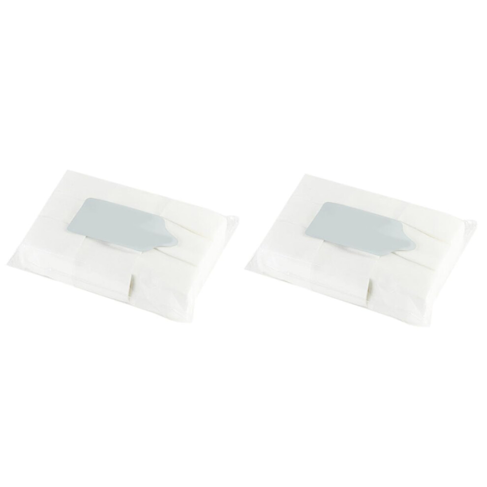 White 1400Pcs Lint Cotton Nail Polish Remover Pads For Gel Polish Manicure Pedicure