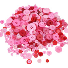 Easy to Use Assorted Resin Button for Sewing and-Pink series