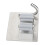 Stainless Steel Space-Saving Single Hook Mop Broom Holder, Silver 9