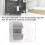 Stainless Steel Wall Mount Mop Holder - Silver, Hookless, Compact 9