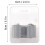 Stainless Steel Wall Mount Mop Holder - Silver, Hookless, Compact 13