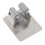 Stainless Steel Wall Mount Mop Holder - Silver, Hookless, Compact 14