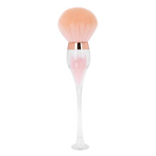 Rose Shape Nail Dust Brush Kabuki Makeup Brush, Soft Synthetic Fluffy Head for Nails and Face