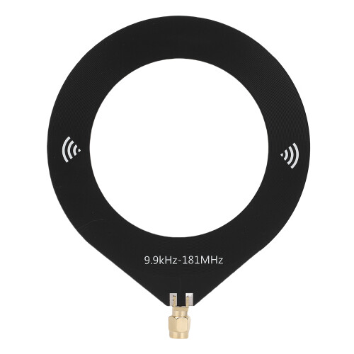 BB Loop Antenne 9,9 kHz-181 MHz SMA-Stecker Outdoor Schwarz 1