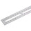 Règle triangulaire de menuiserie argentée et flexible 10