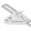 Règle triangulaire de menuiserie argentée et flexible 4