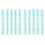 10Pcs Green Plastic Binding Spines 0.5in Diameter Coils 2