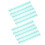 10Pcs Green Plastic Binding Spines 0.5in Diameter Coils 16