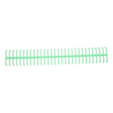 Spiral Binding Coil Set of 10 130 Sheets Green 16mm Diameter Pack