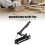 Multifunction Scribing Tool Construction Pencil Aluminum Alloy Black 10