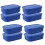 Set aus 8 lebensmittelechten PP-Behältern,-Senior blau 1