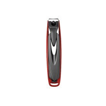 Stainless Steel Nail Clippers Red Medium – Sharp Precision Cutting, Splash Resistant, Ergonomic Grip
