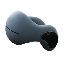 Travel Neck Pillow Ergonomic Memory Foam Desk Pillow for-Blue