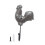 Iron Rooster/Hen Hook For Practical Home Use Elegant-Rooster 1