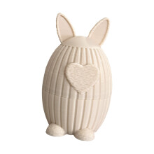 Bol de bonbons festif de Pâques en forme de lapin,-Blanc crème