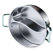 Doppelseitiger Hot Pot mit modernem Design, 32 cm und 34-34cm