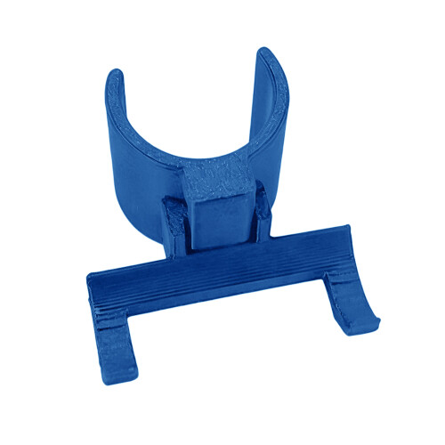 Wandregalsystem, schnell montierbar, Basis aus-Blau