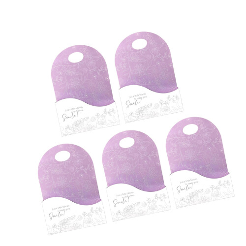 5 Pieces Decorative Flower Holding Boxes Flower-Purple