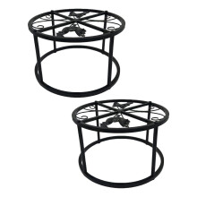 Metal Stand for Chicken Food Water Dispenser Support Rack-2PCS