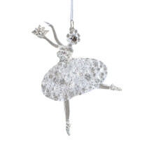 Holiday Parties Decors Shatterproof Clear Ornament With-girl