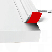 Rubber Under Door Sweeps Seal Strips For Noise-Creamy White