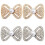 10Pcs Bowknot Shaped Waist Tighteners-silver Crystal model 2