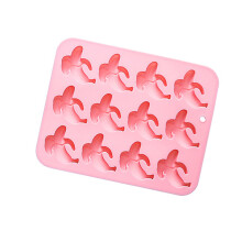 Multipurpose Silicone Banana Mould 12 Cavities Soft Ice-Pink