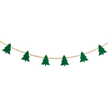 Bannières suspendues en feutre de noël colorées,-001