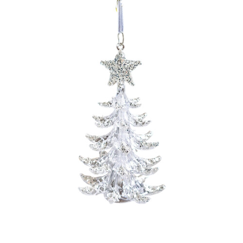 Clear Acrylic Christmas Tree Ornament With-Christmas tree