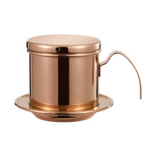 Rustproof Coffee Drip Vietnamese Styles Steel Filter-rose gold