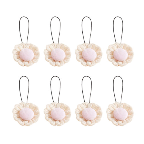 User Friendly ABS Materials Bed Clamps 8Pcs No Needle-cream