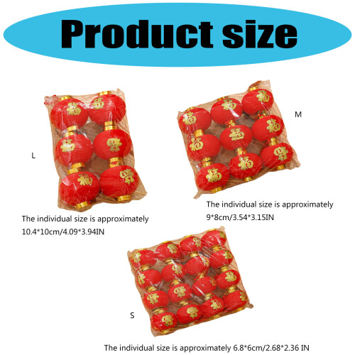 Weather Resistant Plastic Lanterns For Chinese Spring-L 2