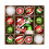 Unbreakable Christmas Tree Hanging Decorations-Red Green White 1