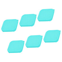 Nonslip Silicone Container Lids Leakproof Storage-dark blue