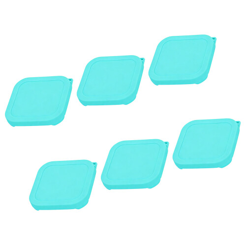 Nonslip Silicone Container Lids Leakproof Storage-dark blue