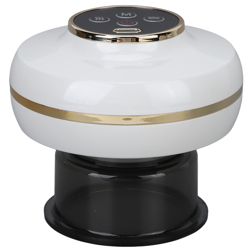 Smart Cupping Massager with Heat, Red Light, Pulsing, 1800mAh Battery