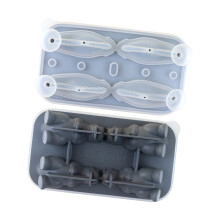 Silicone Dinosaurs Ice Tray With Easy Releases Design For-Gray