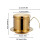Travel Friendly Pouring Over Coffee Filter Rustproof-Gold 3