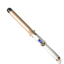 Professional Ceramic Curling Iron with LCD Display, Fast HeatUp Ergonomic Wand for Silky Shine Curls