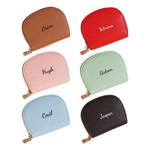 Thin PU Leather Multiple Card Holders Organizers Compact-Red 1