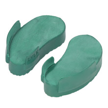 2Pcs Green Rubber Cow Hoof Pads with Adhesive 12x5x2.5cm