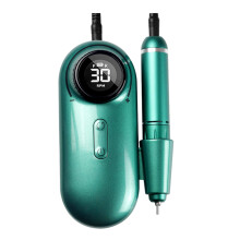 Rechargeable Electric Nail Drill with Variable Speed, Low Noise, LCD Display, Professional Manicure Pedicure Kit for Salon and Home Use