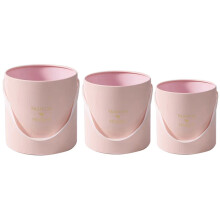 3 Stück Valentinstag-Geschenkboxen für Rosen,-Rosa